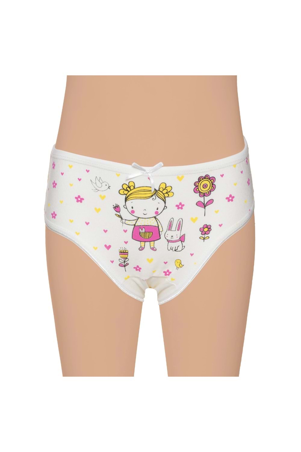 Kız Çocuk Likralı Külot Asorti