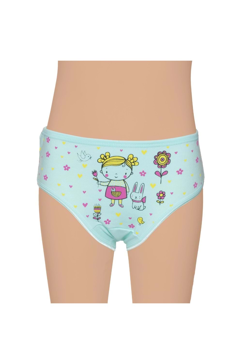 Kız Çocuk Likralı Külot Asorti