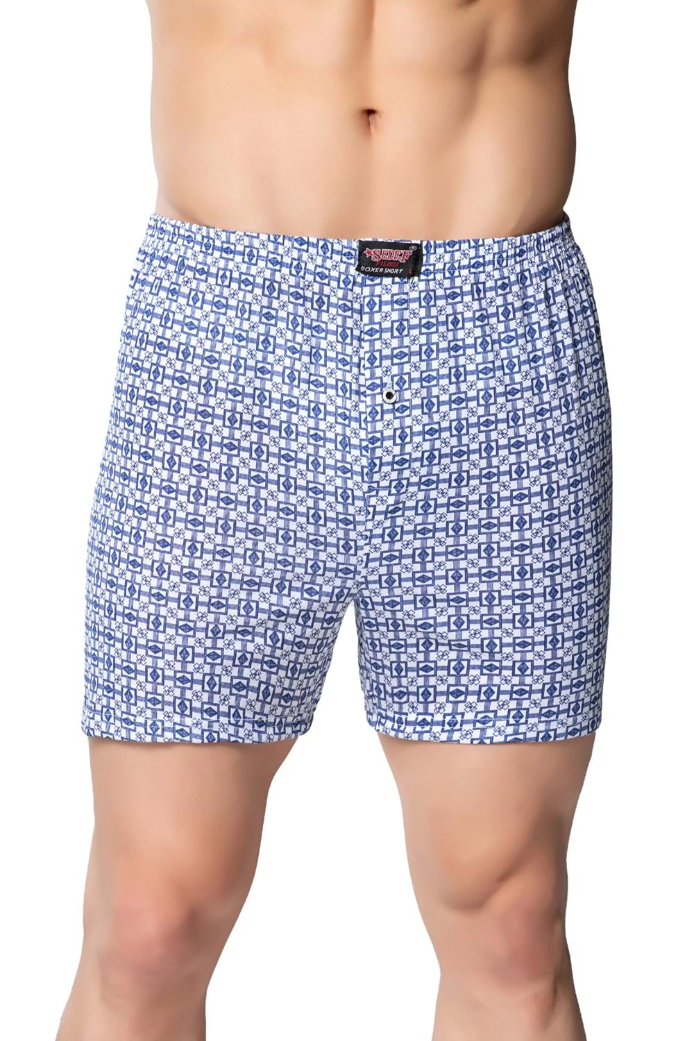 Erkek Penye Boxer Asorti