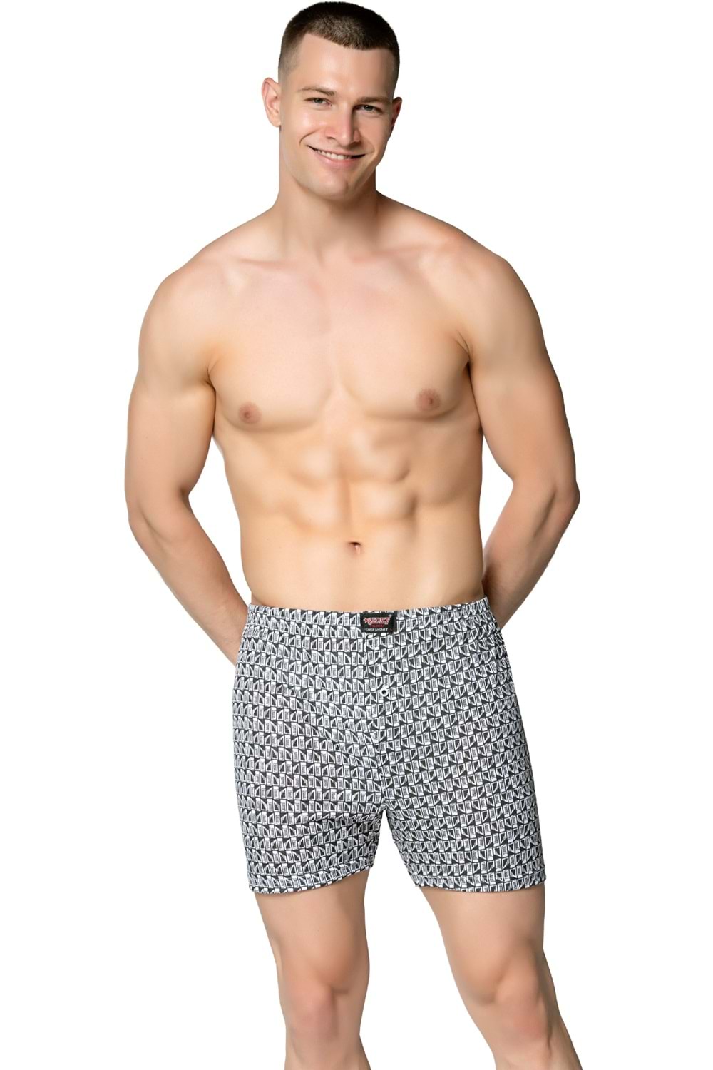 Erkek Penye Boxer Asorti