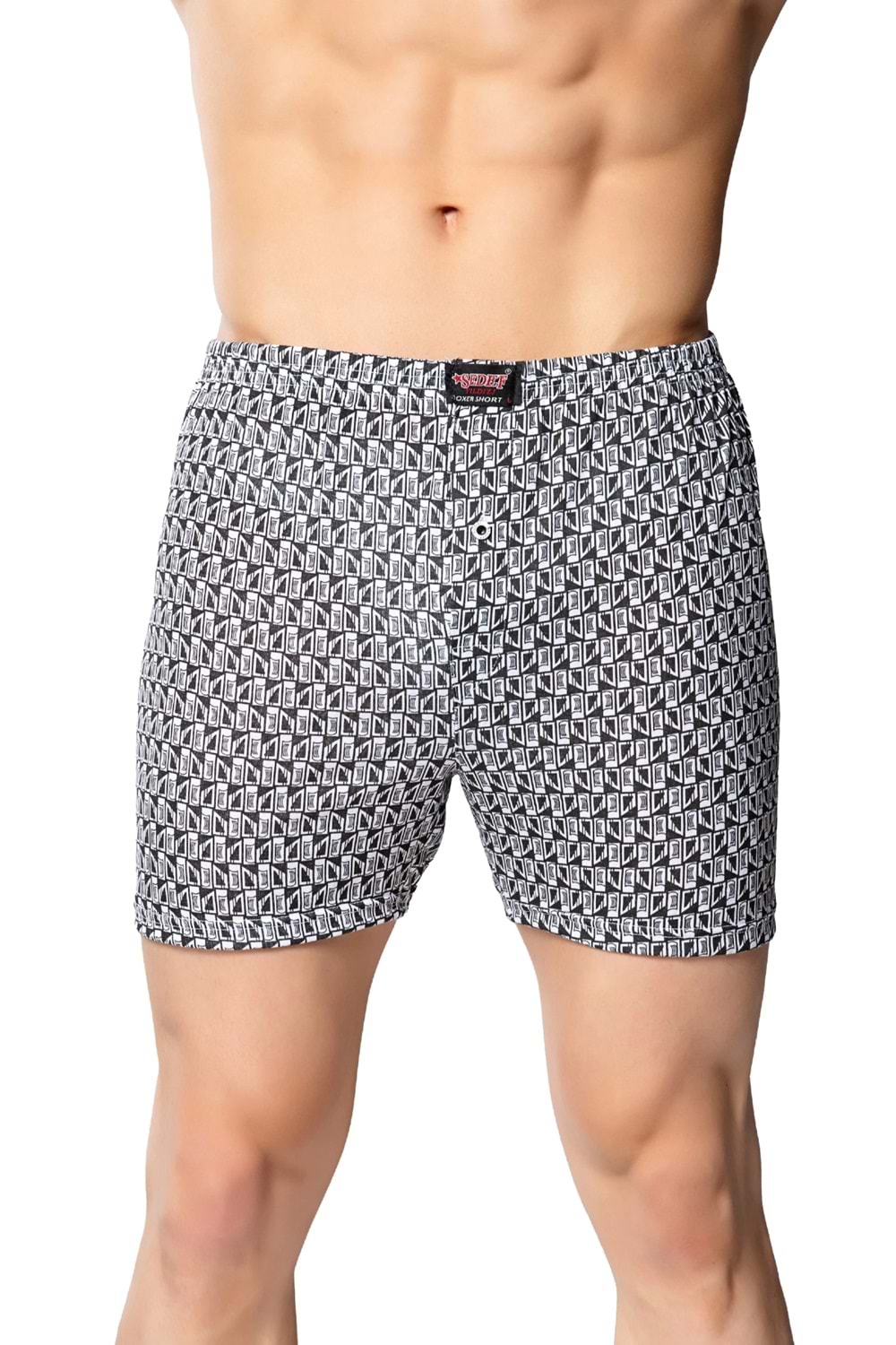 Erkek Penye Boxer Asorti