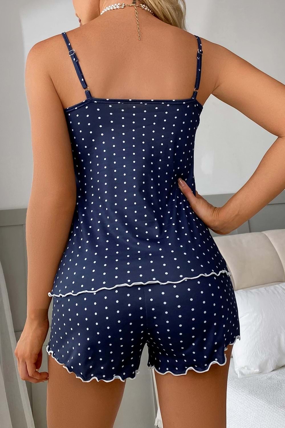 Kadın Şort Takım Lacivert