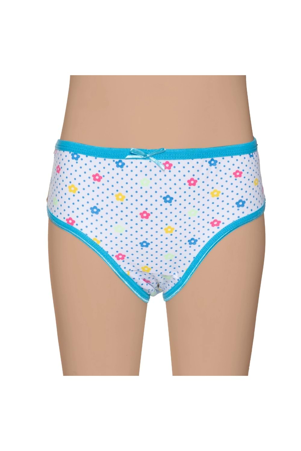 Kız Çocuk Likralı Külot Emprime