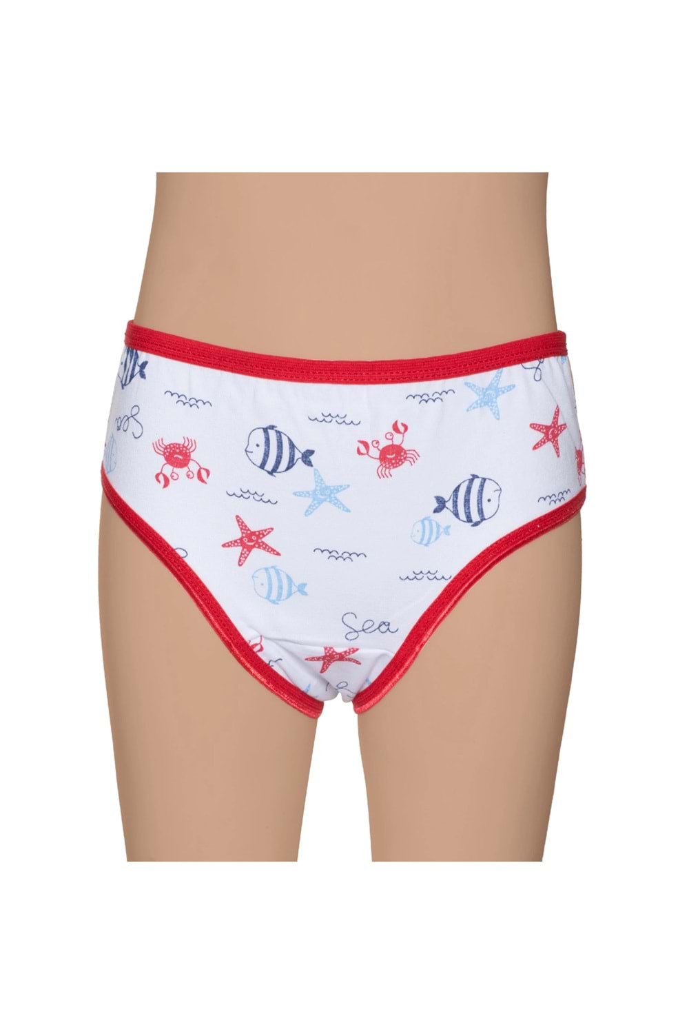 Kız Çocuk Likralı Külot Emprime