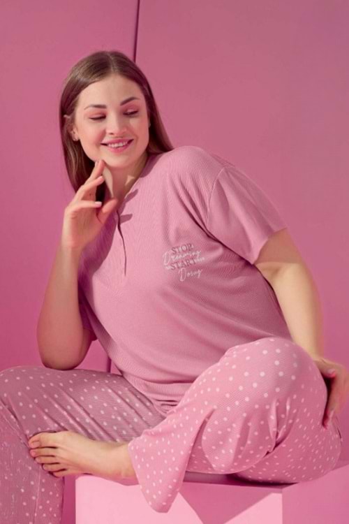 Kadın Kısa Kollu Pijama Takım